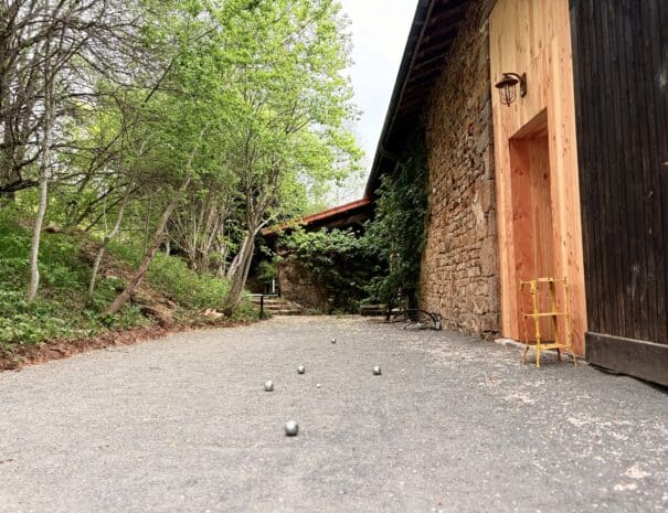 Gîte terrain de pétanque