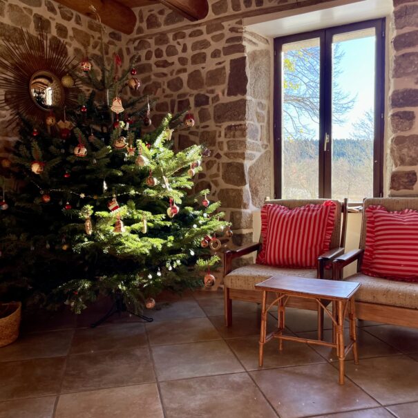 Décoration maison de campagne pour noël