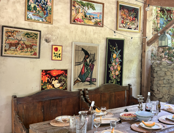 coin des artistes table mise